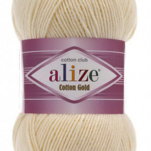 Fir de tricotat sau crosetat - Fir ALIZE COTTON GOLD CREAM 458