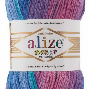 Fir de tricotat sau crosetat - Fir BUMBAC 100% ALIZE BAHAR BATIK 4531