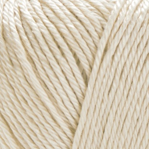 Fir de tricotat sau crosetat - Fir BUMBAC 100% MERCERIZAT YARNART LUXOR CREAM COD 1202 - Img 2