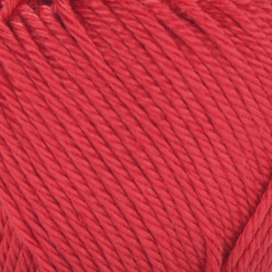 Fir de tricotat sau crosetat - Fir BUMBAC 100% MERCERIZAT YARNART LUXOR ROSU COD 1222 - Img 2