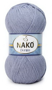 Fir de tricotat sau crosetat - FIR NAKO DENIM LILA INCHIS 6540