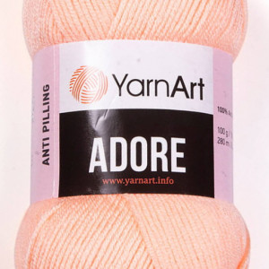 Fir de tricotat sau crosetat - Fire acril anti pilling YARNART ADORE COD 333
