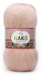 Fir de tricotat sau crosetat - Fire tip mohair acril NAKO ANGORA LUKS PUDRA 10390