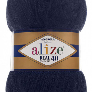 Fir de tricotat sau crosetat - Fire tip mohair din acril Alize Angora Real 40 Bleomaren 279