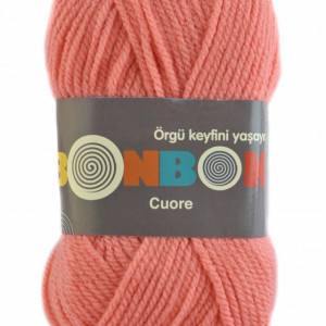 Fir de tricotat sau crosetat - Fire tip mohair din acril BONBON CUORE - FREZ - 98649