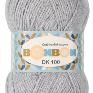 Fir de tricotat sau crosetat - Fire tip mohair din acril BONBON DK GRI 98233