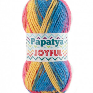 Fir de tricotat sau crosetat - Fire tip mohair din acril Kamgarn Papatya Joyful degrade 39