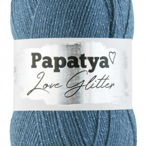 Fir de tricotat sau crosetat - Fire tip mohair din acril Kamgarn Papatya Love Glitter COD 5680