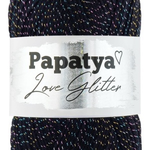 Fir de tricotat sau crosetat - Fire tip mohair din acril Kamgarn Papatya Love Glitter COD 2002