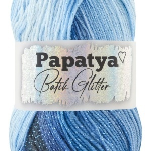 Fir de tricotat sau crosetat - Fire tip mohair din acril Kamgarn Papatya Batik Glitter degrade 04