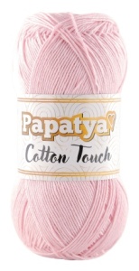 Fir de tricotat sau crosetat - Fire tip mohair din acril Kamgarn Papatya Cotton Touch ROZ COD 210