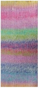 Fir de tricotat sau crosetat - Fire tip mohair din acril NAKO HERCAI DEGRADE 28239 - Img 2