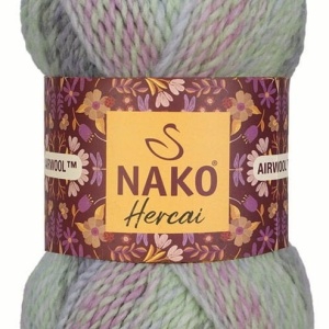 Fir de tricotat sau crosetat - Fire tip mohair din acril NAKO HERCAI DEGRADE 28236