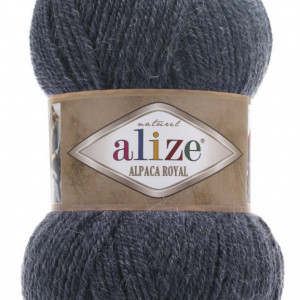 Fir de tricotat sau crosetat - Fire tip mohair din alpaca 30%, lana 15%, acril 55% Alize Alpaca Royal DENIM 203