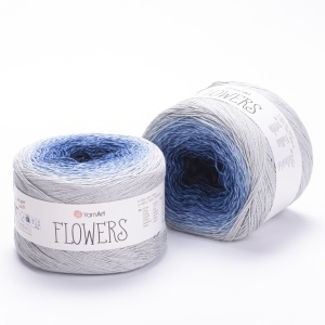Fir de tricotat sau crosetat - Fire YARNART FLOWERS COD 271