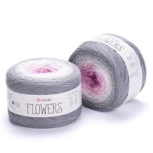 Fir de tricotat sau crosetat - Fire YARNART FLOWERS COD 293