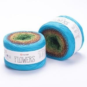 Fir de tricotat sau crosetat - Fire YARNART FLOWERS COD 314