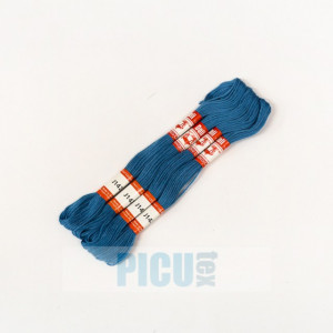 ATA MOULINE DOLI , BUMBAC 100% ALBASTRU 142