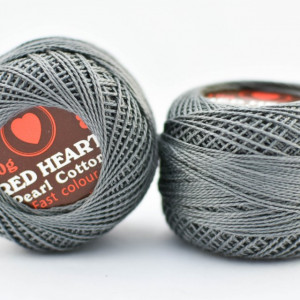 Cotton perle RED HEART cod 0400 - Img 2