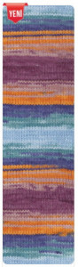 Fir de tricotat sau crosetat - Fir ACRILIC ALIZE BURCUM BATIK DEGRADE 7919 - Img 2
