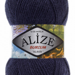 Fir de tricotat sau crosetat - Fir ACRILIC ALIZE BURCUM KLASIK BLEOMAREN 58 - Img 2