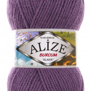 Fir de tricotat sau crosetat - Fir ACRILIC ALIZE BURCUM KLASIK MOV 206