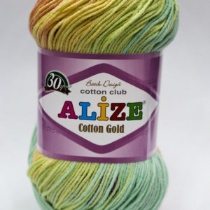 Fir de tricotat sau crosetat - Fir ALIZE COTTON GOLD BATIK - DEGRADE 3304