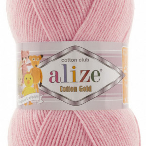 Fir de tricotat sau crosetat - Fir ALIZE COTTON GOLD ROZ 638