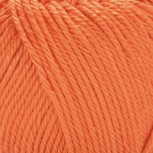 Fir de tricotat sau crosetat - Fir BUMBAC 100% MERCERIZAT YARNART LUXOR PORTOCALIU COD 1223 - Img 2