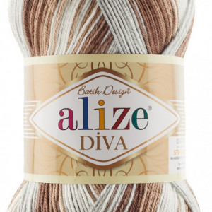 Fir de tricotat sau crosetat - Fir microfibra ALIZE DIVA BATIK DEGRADE 5742