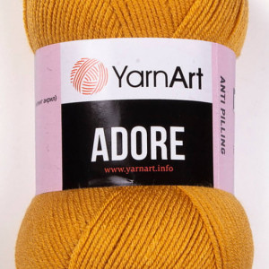 Fir de tricotat sau crosetat - Fire acril anti pilling YARNART ADORE COD 334