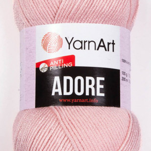 Fir de tricotat sau crosetat - Fire acril anti pilling YARNART ADORE COD 364