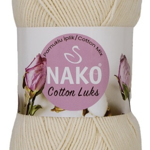 Fir de tricotat sau crosetat - Fire NAKO COTTON LUKS BEJ 97602