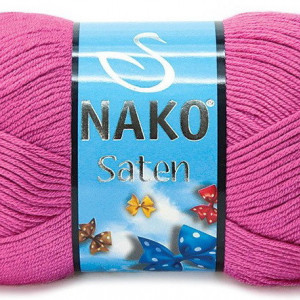 Fir de tricotat sau crosetat - Fire Nako SATEN ROZ 3658