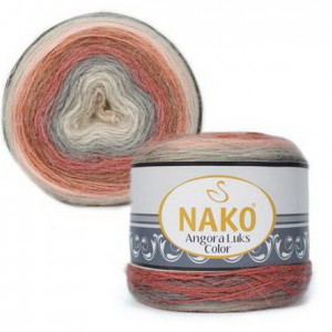 Fir de tricotat sau crosetat - Fire tip mohair acril NAKO ANGORA LUKS COLOR 81913
