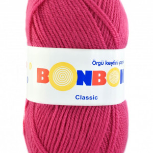 Fir de tricotat sau crosetat - Fire tip mohair din acril BONBON CLASIC ROZ 98319