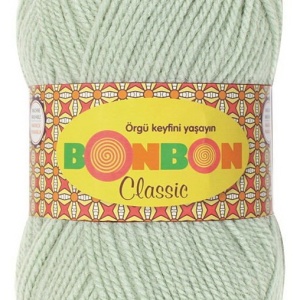 Fir de tricotat sau crosetat - Fire tip mohair din acril BONBON CLASIC VERNIL 98327