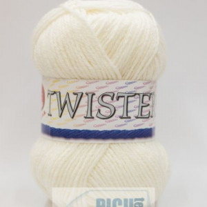 Fir de tricotat sau crosetat - Fire tip mohair din acril CANGURO - TWISTER CREAM - 302
