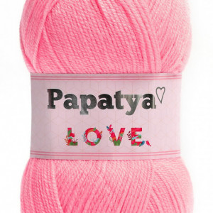 Fir de tricotat sau crosetat - Fire tip mohair din acril Kamgarn Papatya Love COD 4020