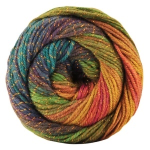 Fir de tricotat sau crosetat - Fire tip mohair din acril Kamgarn Papatya Batik Glitter degrade 09 - Img 2