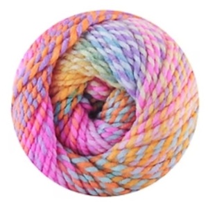 Fir de tricotat sau crosetat - Fire tip mohair din acril Kamgarn Papatya Confetti degrade 05 - Img 2