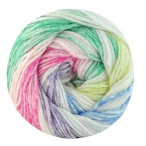 Fir de tricotat sau crosetat - Fire tip mohair din acril Kamgarn Cicibebe Sweetie Colors degrade 102 - Img 2
