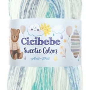 Fir de tricotat sau crosetat - Fire tip mohair din acril Kamgarn Cicibebe Sweetie Colors degrade 106