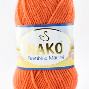 Fir de tricotat sau crosetat - Fire tip mohair din acril Nako Baby MARVEL FREZ 3278