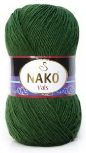 Fir de tricotat sau crosetat - Fire tip mohair din acril premium Nako VALS VERDE 1945