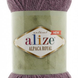 Fir de tricotat sau crosetat - Fire tip mohair din alpaca 15%, lana 30%, acril 55% Alize Alpaca Royal New 618