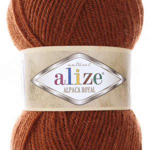 Fir de tricotat sau crosetat - Fire tip mohair din alpaca 30%, lana 15%, acril 55% Alize Alpaca Royal MARO 36