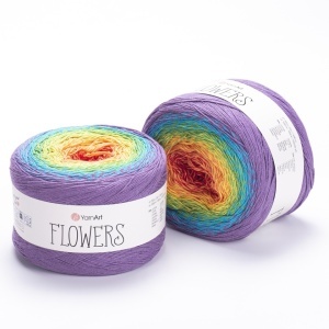 Fir de tricotat sau crosetat - Fire YARNART FLOWERS COD 277