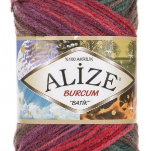 Fir de tricotat sau crosetat - Fir ACRILIC ALIZE BURCUM BATIK DEGRADE 3368