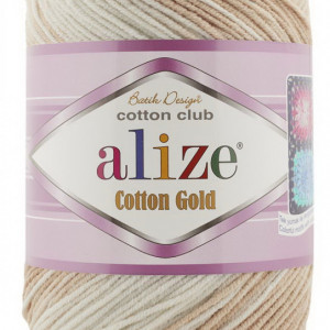 Fir de tricotat sau crosetat - Fir ALIZE COTTON GOLD BATIK - DEGRADE 7798